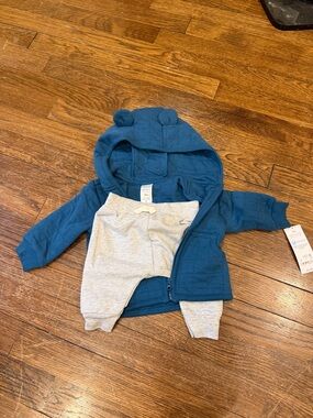 Carter's Teal Quilted Hooded Jacket